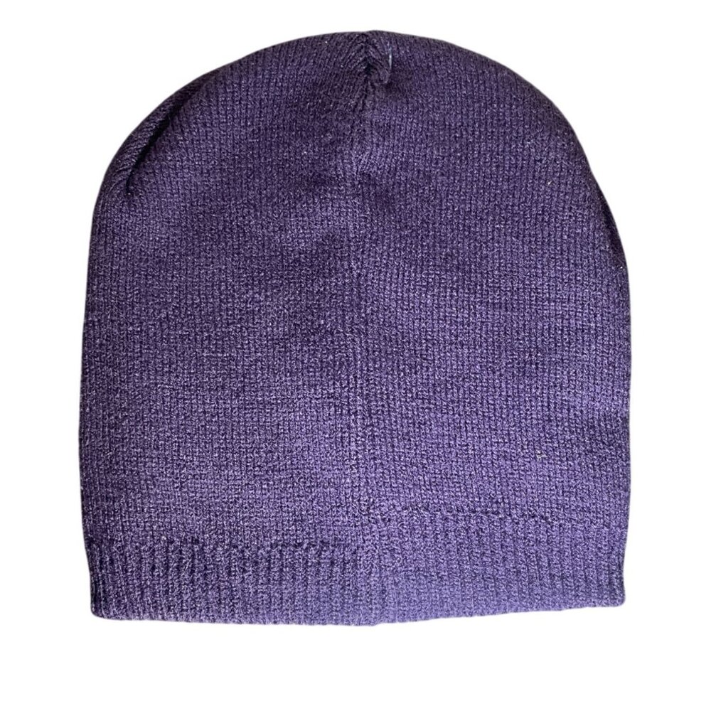 Star Wars Grogu Baby Yoda Knit Beanie NWT Purple Mandalorian All Treats Hat S/M - Picture 4 of 5